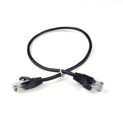 Патч-корд Hypernet PC-UTP-05M 0.5м UTP RJ45 кат. 5Е литий чорний