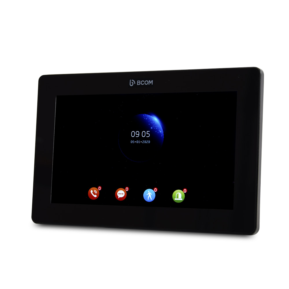 Комплект видеодомофона BCOM BT-400FHD Silver+BCOM BD-770FHD/T Black