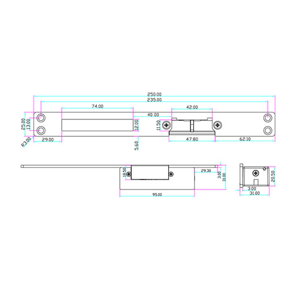 Електрозаскочка Yli Electronic YS-132NC (power open) з довгою планкою