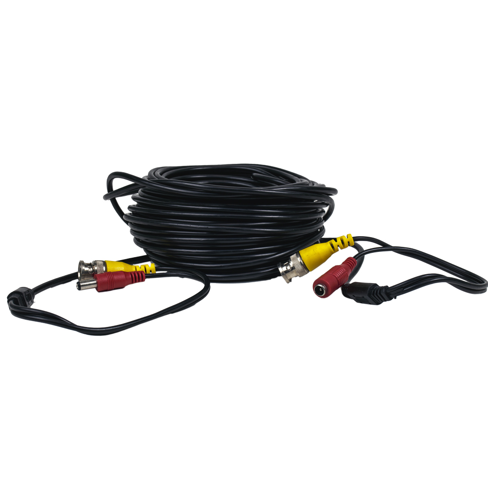 Кабель BNC-кабель A 20 м (BNC+DC/BNC+DC) для передачи видеосигнала и питания