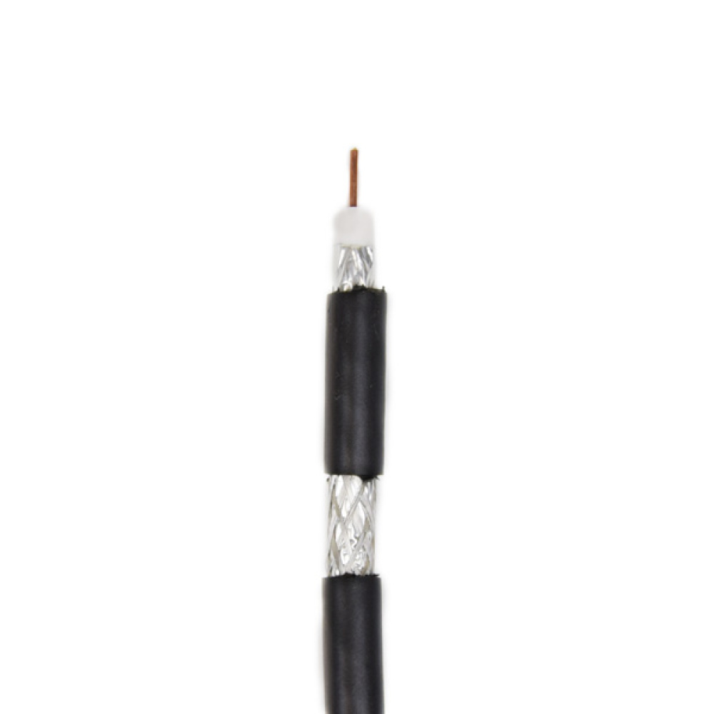 Коаксіальний кабель ATIS RG660 PE бухта 100 м чорний