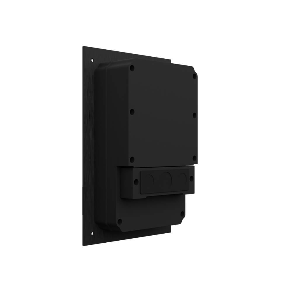 Виклична IP-відеопанель Bas-IP AV-08FBL black з розпізнаванням облич і зчитувачем UKEY