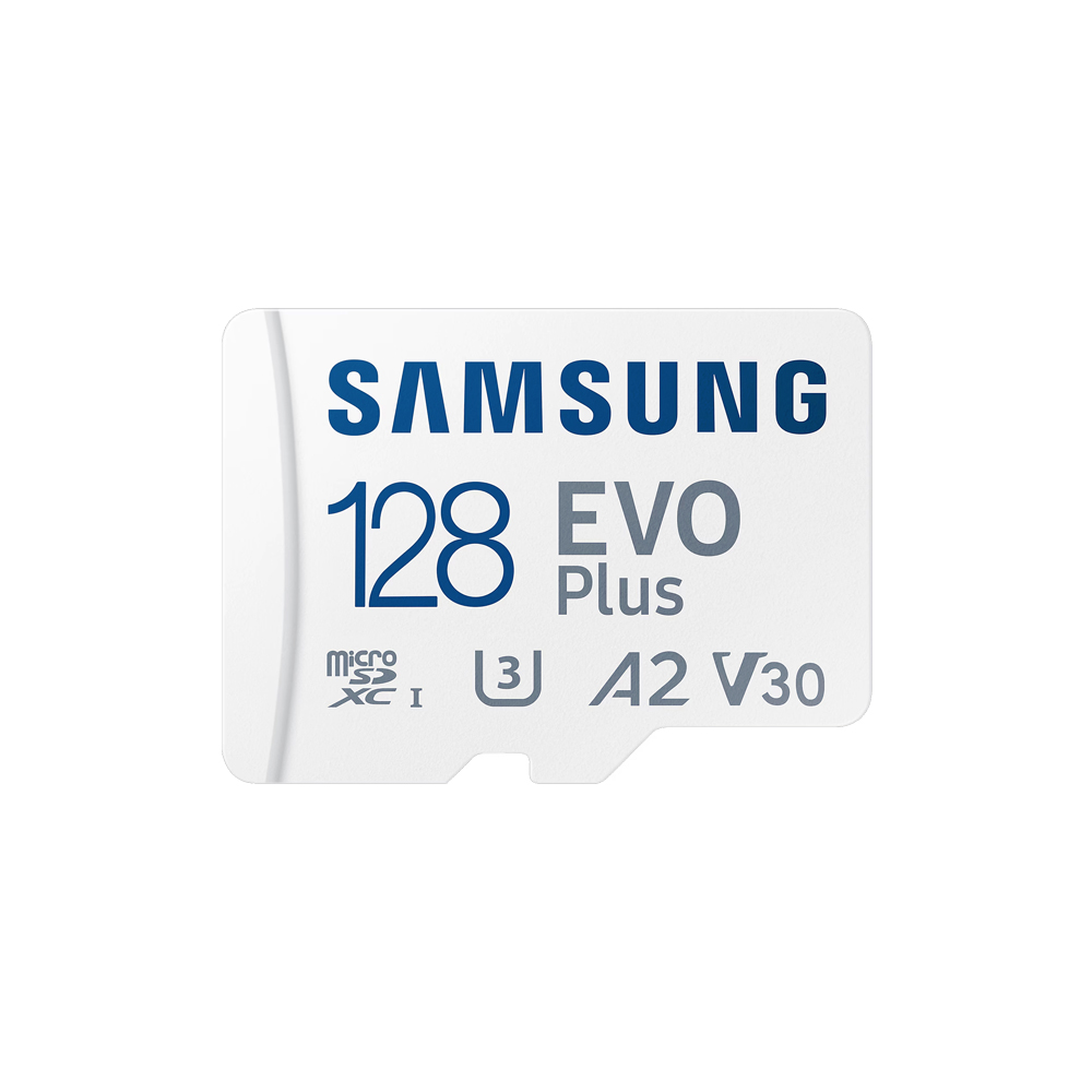 Карта пам'яті Samsung Evo Plus microSDXC 128 GB UHS-I U3 V30 A2 + SD адаптер (MB-MC128SA/EU)