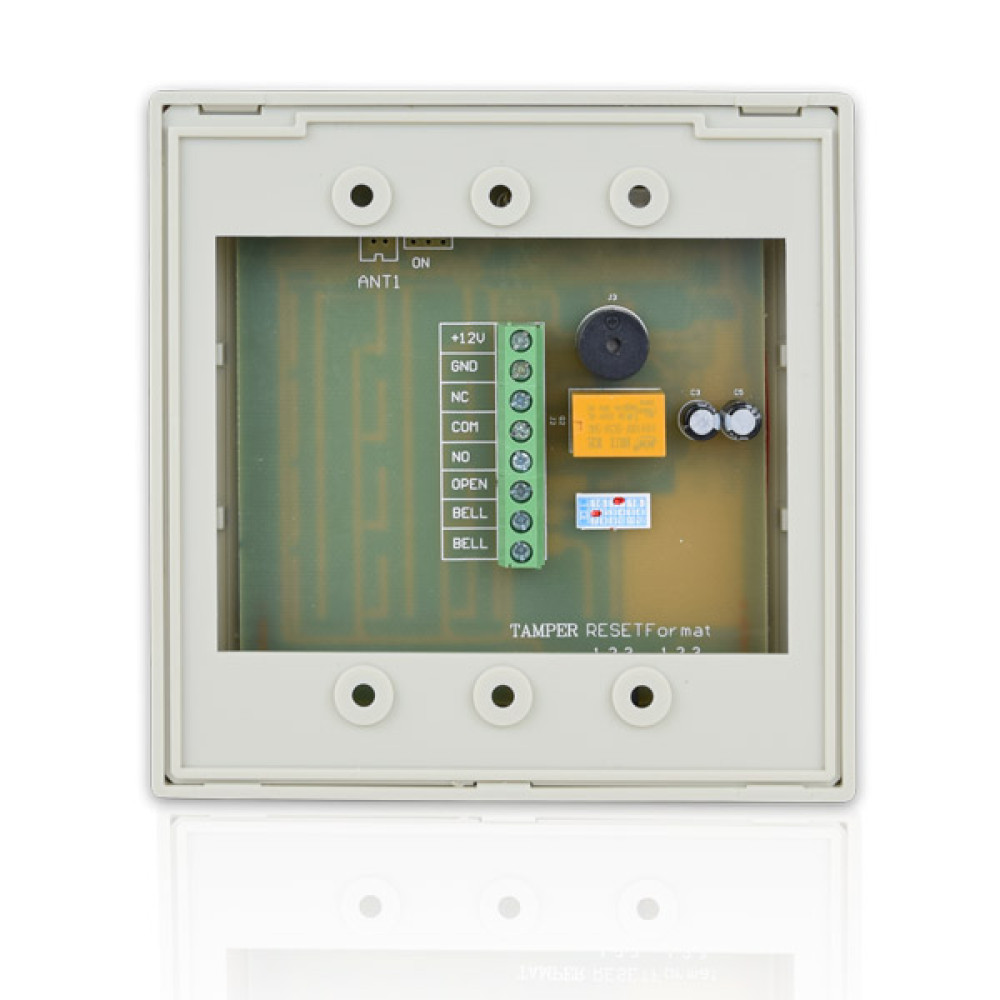 Кодова клавіатура Yli Electronic YK-168N з вбудованим зчитувачем карт/брелоків