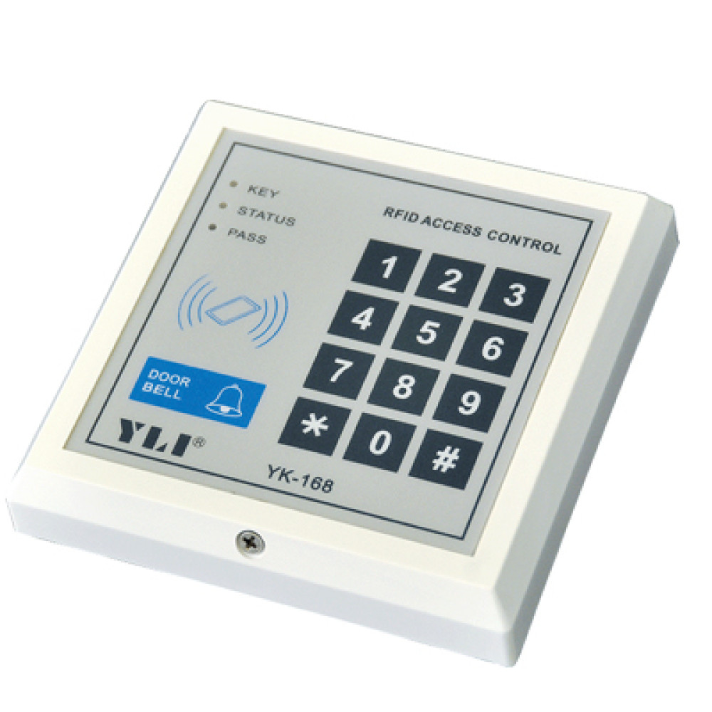 Кодова клавіатура Yli Electronic YK-168 з вбудованим зчитувачем карт/брелоків