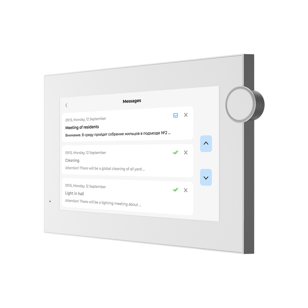 Комплект відеодомофона Bas-IP BAS KIT AV-06 black + AZ07LL white
