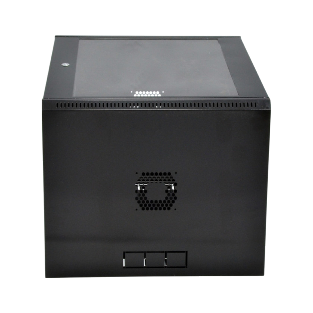 Шкаф серверный SteelNet 15U 600 x 500 для сетевого оборудования (стекло, черный)