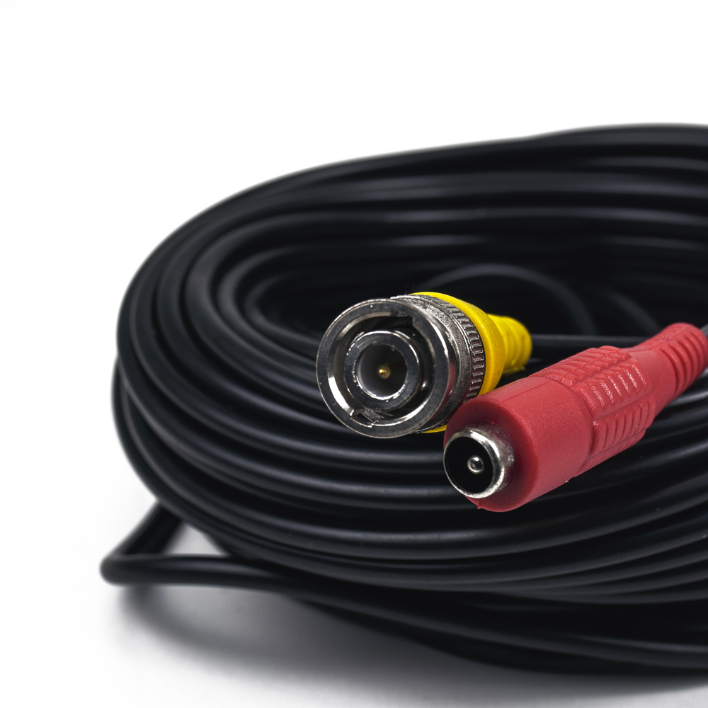 Кабель BNC-рower cable C 18 м (BNC+DC/BNC+DC) для передавання відеосигналу та живлення