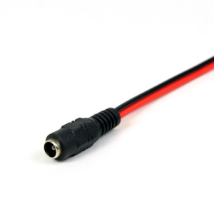 Роз'єм Nobrand живлення (мама, female) Power jack 2.1*5.5mm з дротом 20 см