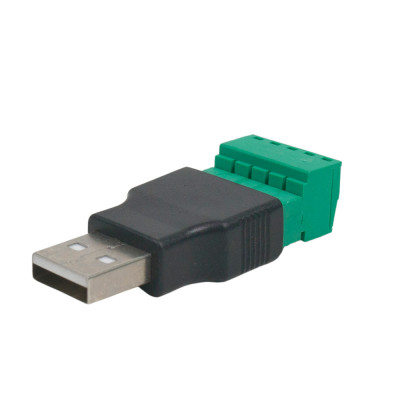 Разъем Atis USB под зажим (male)