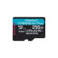 Карта памяти Kingston microSDXC 256GB Canvas Go! Plus G4 Class 10 UHS-I U3 V30 A2 + SD-адаптер (SDCG4/256GB)