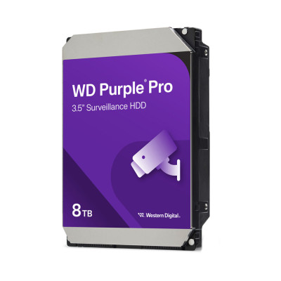 Жесткий диск 8TB Western Digital WD Purple Pro WD8001PURP для видеонаблюдения с AI