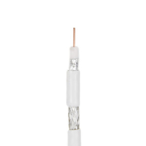 Коаксиальный кабель Atis RG690-CU 305 м медь белый