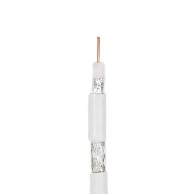 Коаксиальный кабель Atis RG690-CU 305 м медь белый