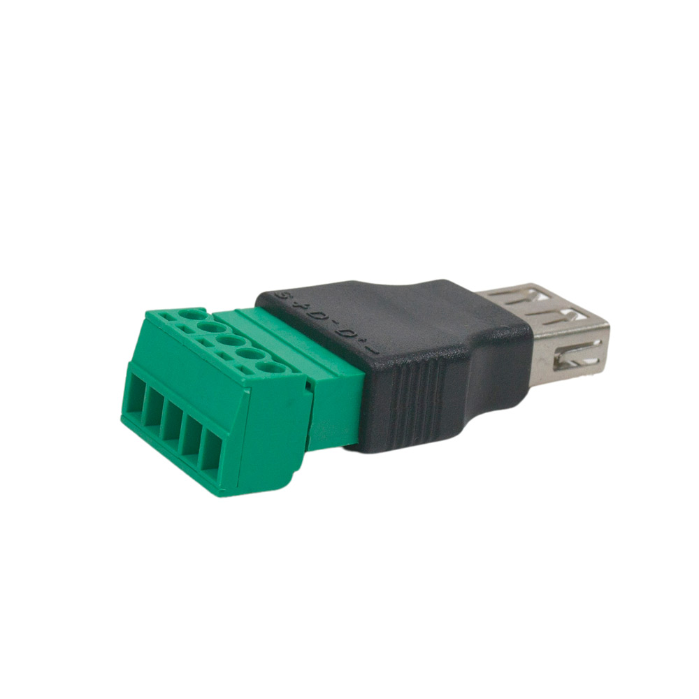 Роз'єм Atis USB під затискач (female)