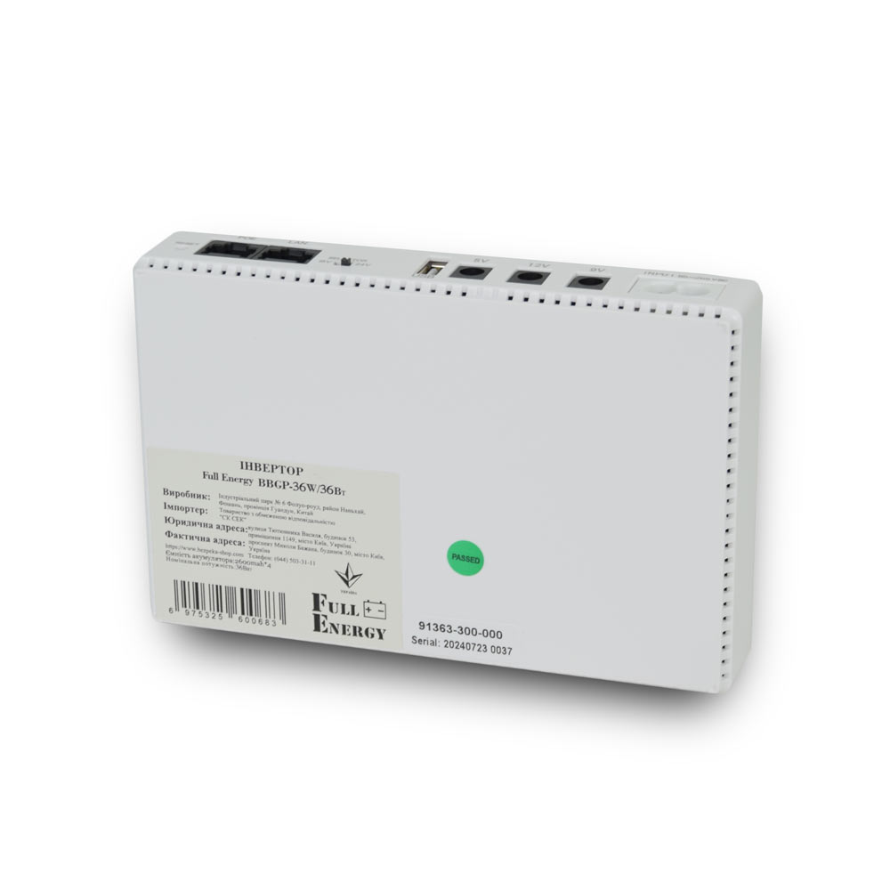 ИБП Full Energy BBGP-36W Mini UPS для Wi-Fi роутера