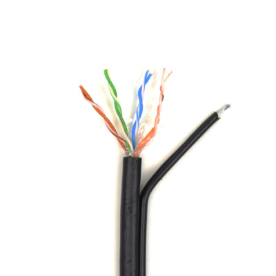 Atis UTP 4*2*0.5-CU PE MT кат.5е (UTP мідь зовнішній з несучим тросом) бухта 305м