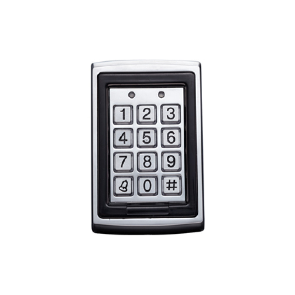 Кодова клавіатура Yli Electronic YK-568L з вбудованим зчитувачем карт/брелоків