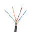 Комплект: UTP 4*2*0.5-CU PE кат.5е (UTP мідь зовнішній) бухта 305м + Гофротруба 220 TM Professional D 32 мм (25 м) чорний + Кліпса для гофри 32 мм (50 шт/уп) чорна