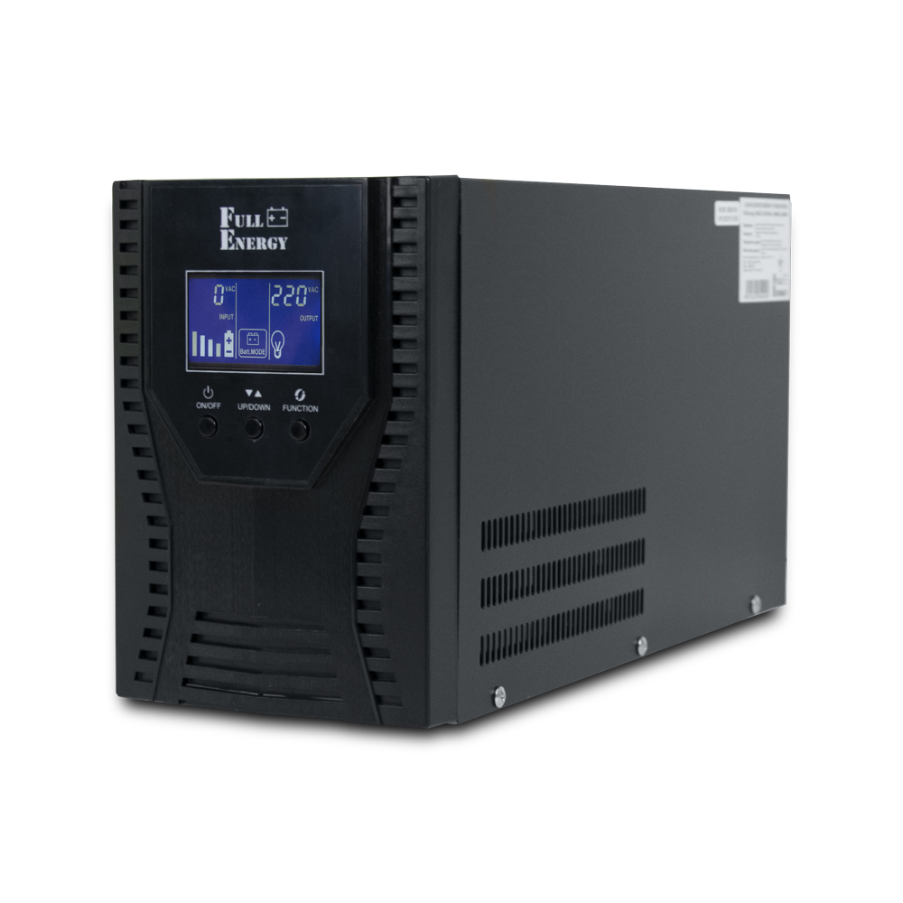 Автономне ДБЖ Full Energy BBGP-220/30Pro 2000 ВА/1600 Вт online з РК-дисплеєм і правильною синусоїдою