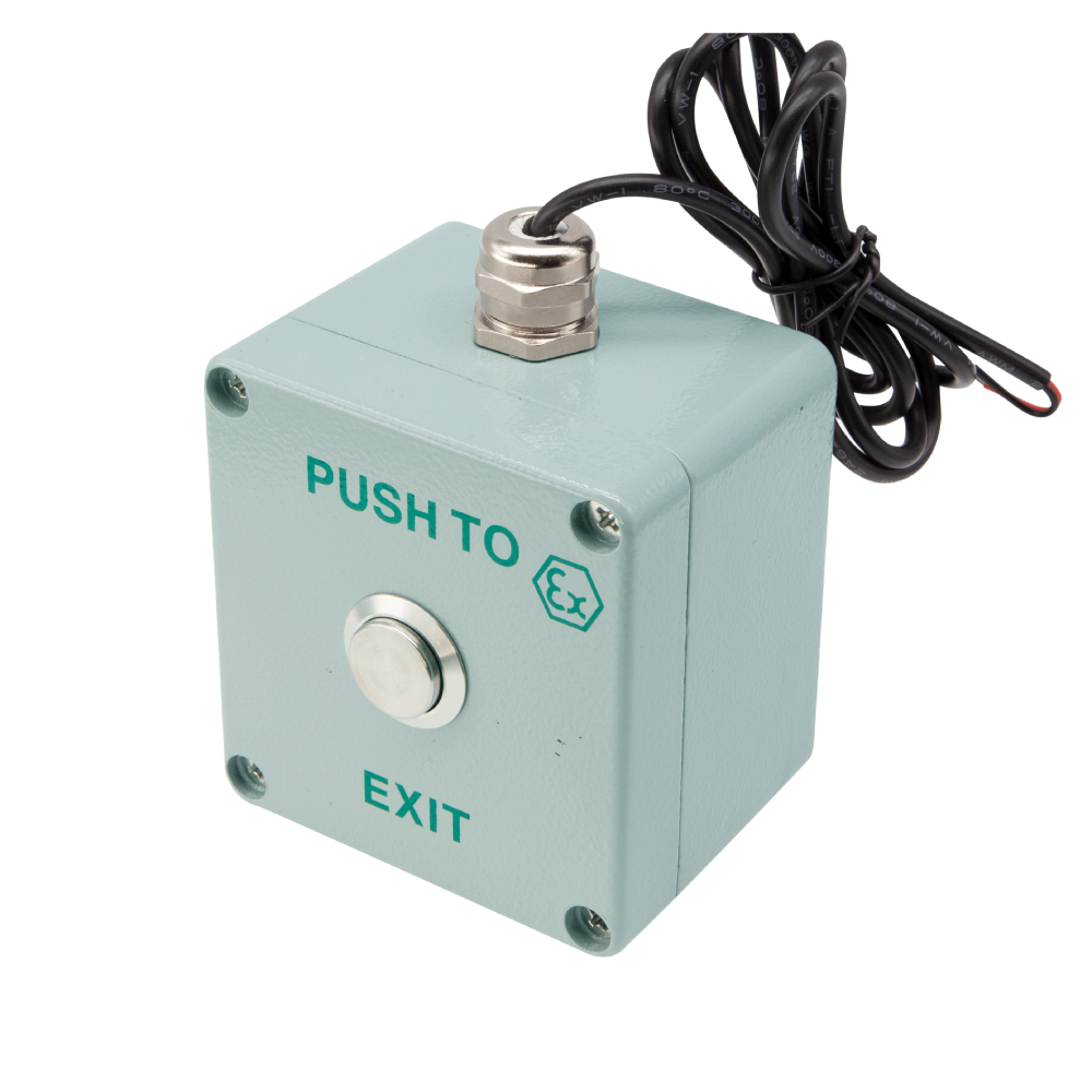 Кнопка виходу Yli Electronic PBK-814E-EX вибухозахищена та водонепроникна