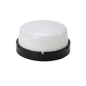 Світильник ERKA 1065D.i-Вlack-В 26 W Е27 IP65 з датчиком руху чорний/білий