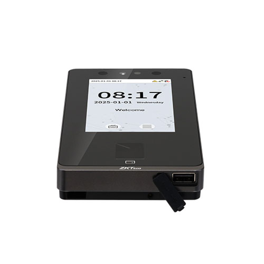 Биометрический терминал ZKTeco SenseFace 4A [FP][ID] распознавание лиц, отпечатков пальцев, считывателем карт EM-Marine
