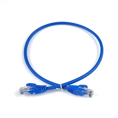 Патч-корд Hypernet PC-UTP-05M 0.5м UTP RJ45 кат. 5Е литий синій