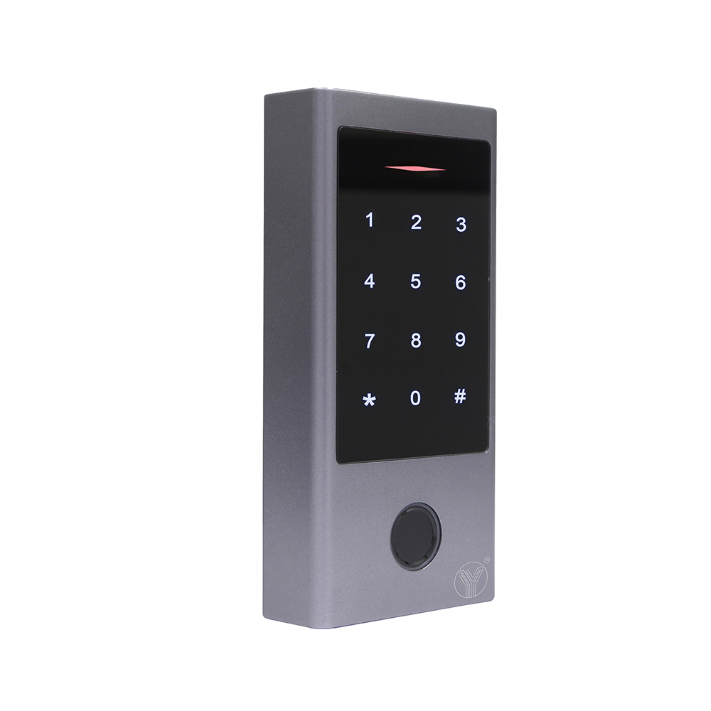 Кодовая клавиатура Yli Electronic YK-1068B (Mifare) со встроенным считывателем карт/брелоков