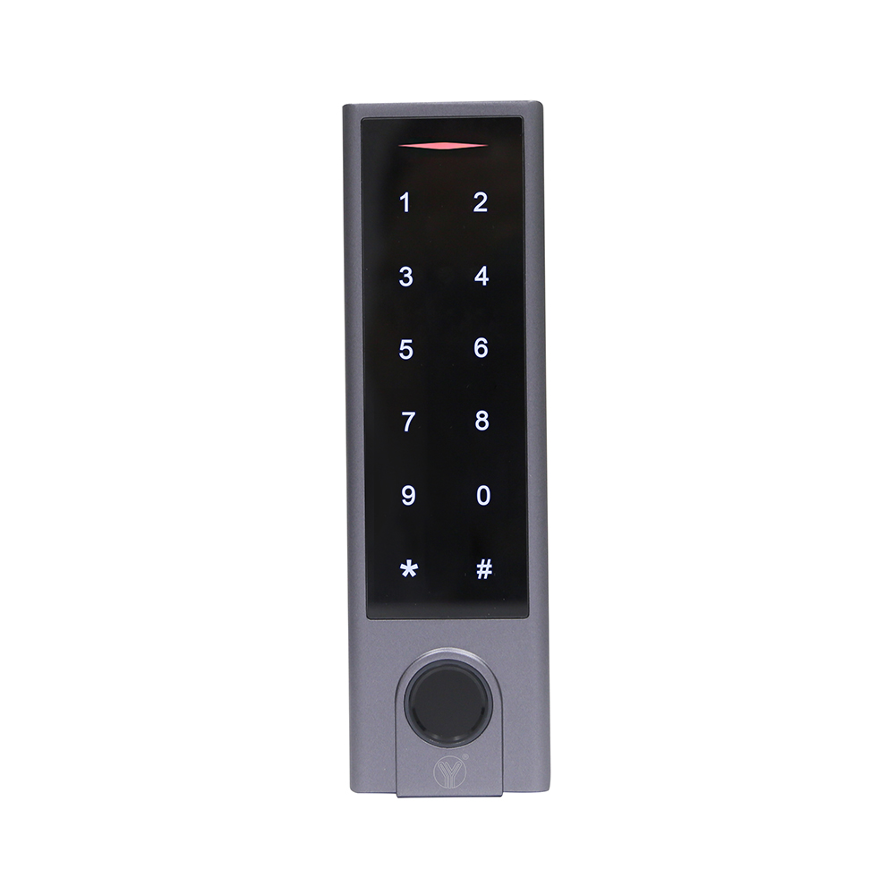 Кодова клавіатура Yli Electronic YK-1068A з вбудованим зчитувачем карт/брелоків