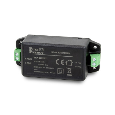 Блок питания Full Energy BGP-122UST 12 В/2.5 А на печатную плату