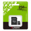 Карта памяти microSDXC Kingston 256Gb Canvas Select Plus Gen3 10 А1 UHS-I + SD-адаптер (SDCS3/256GB)