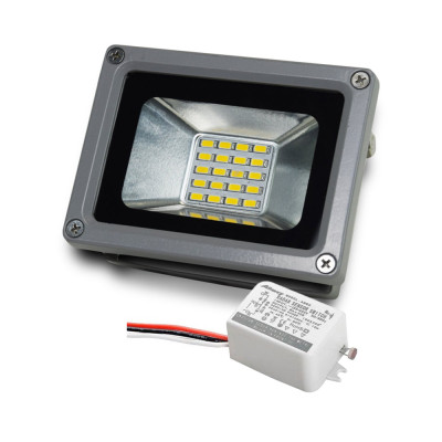 Комплект управления питанием светильников Lightwell с LED-прожектор + Датчиком движения с сенсором освещенности