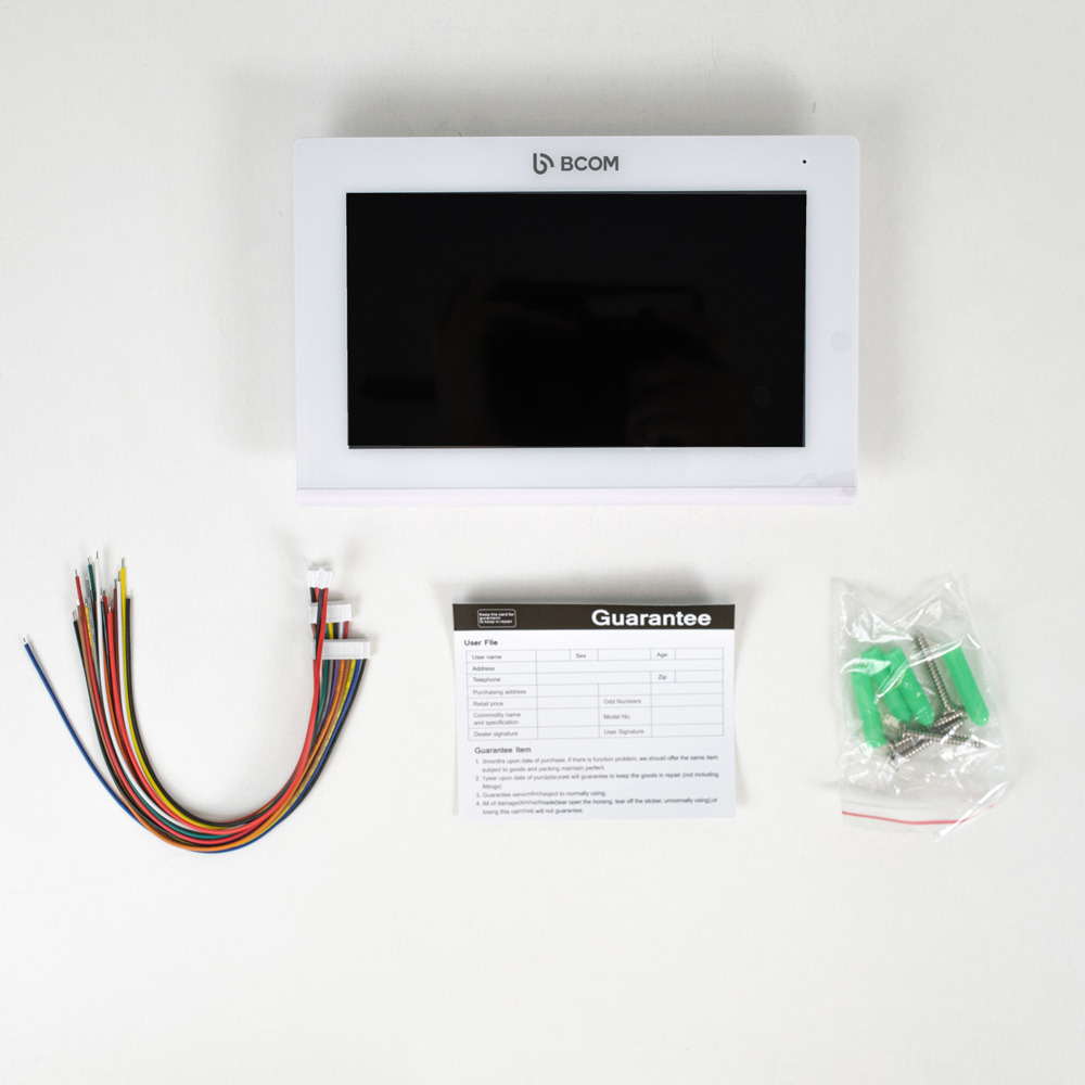 Wi-Fi IP-видеодомофон BCOM BD-871 IP/T White с поддержкой Tuya Smart