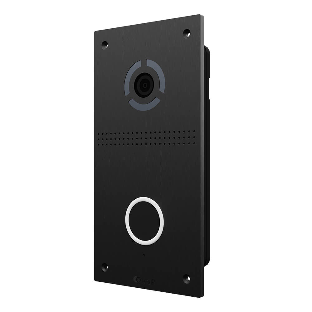 Вызывная IP-видеопанель Bas-IP AV-05FD black с бесконтактной кнопкой вызова