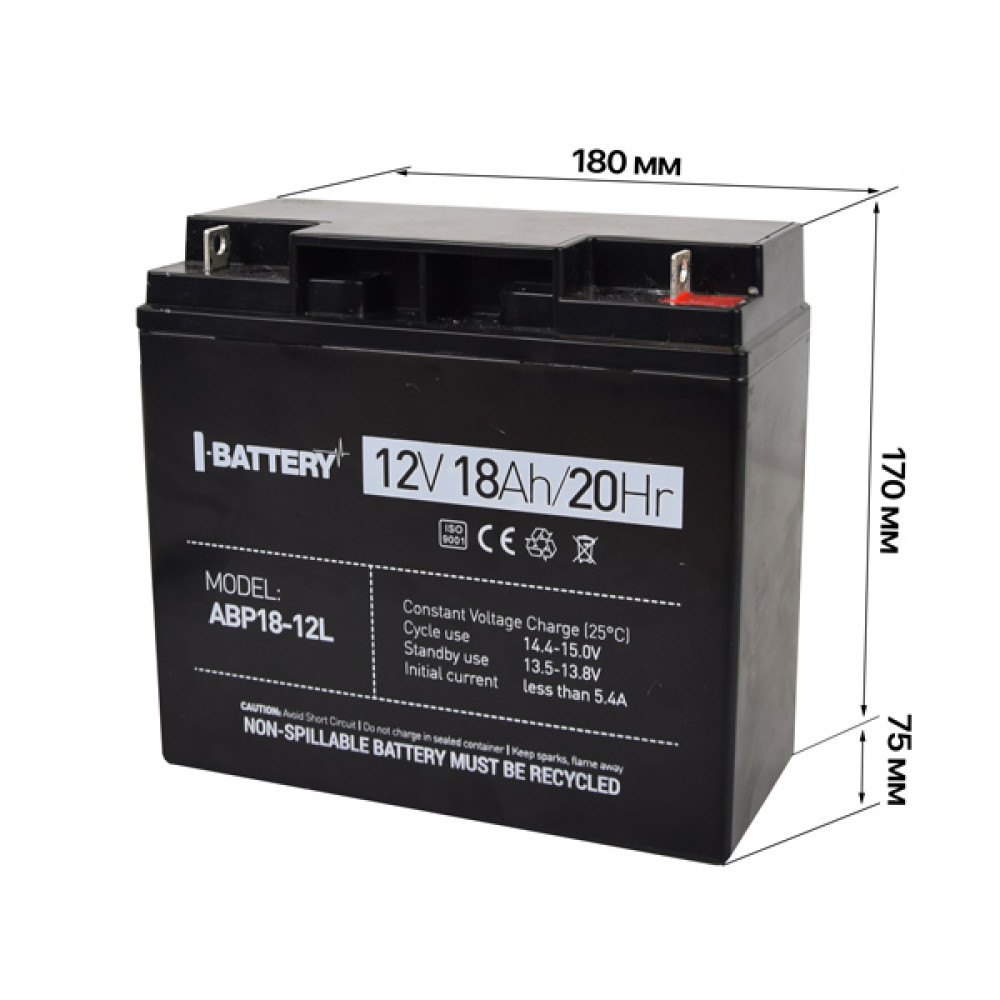 Акумулятор I-Battery ABP18-12L