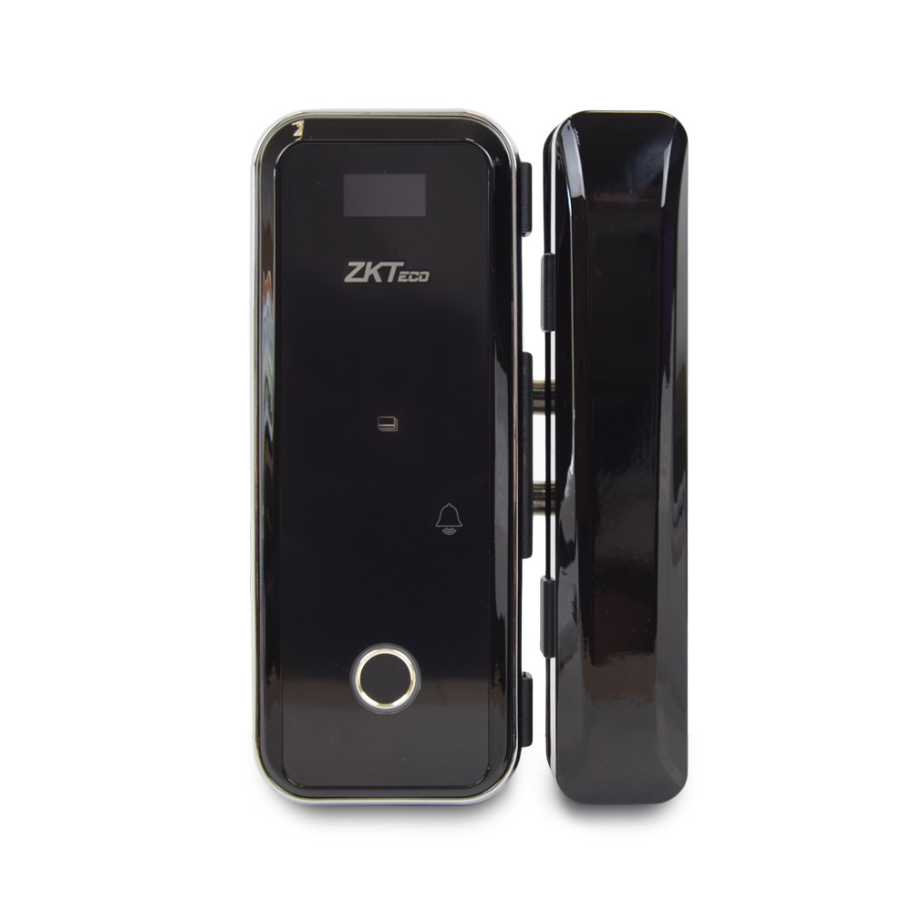 Smart замок ZKTeco GL300 left для стеклянных дверей со сканером отпечатка пальца и считывателем Mifare