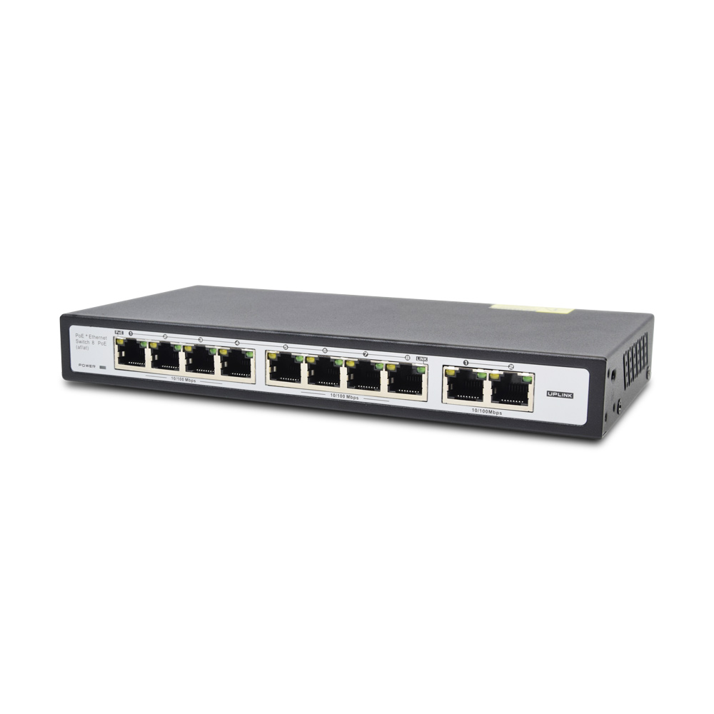 8-портовый коммутатор Atis PoE-1010-8P Pro неуправляемый