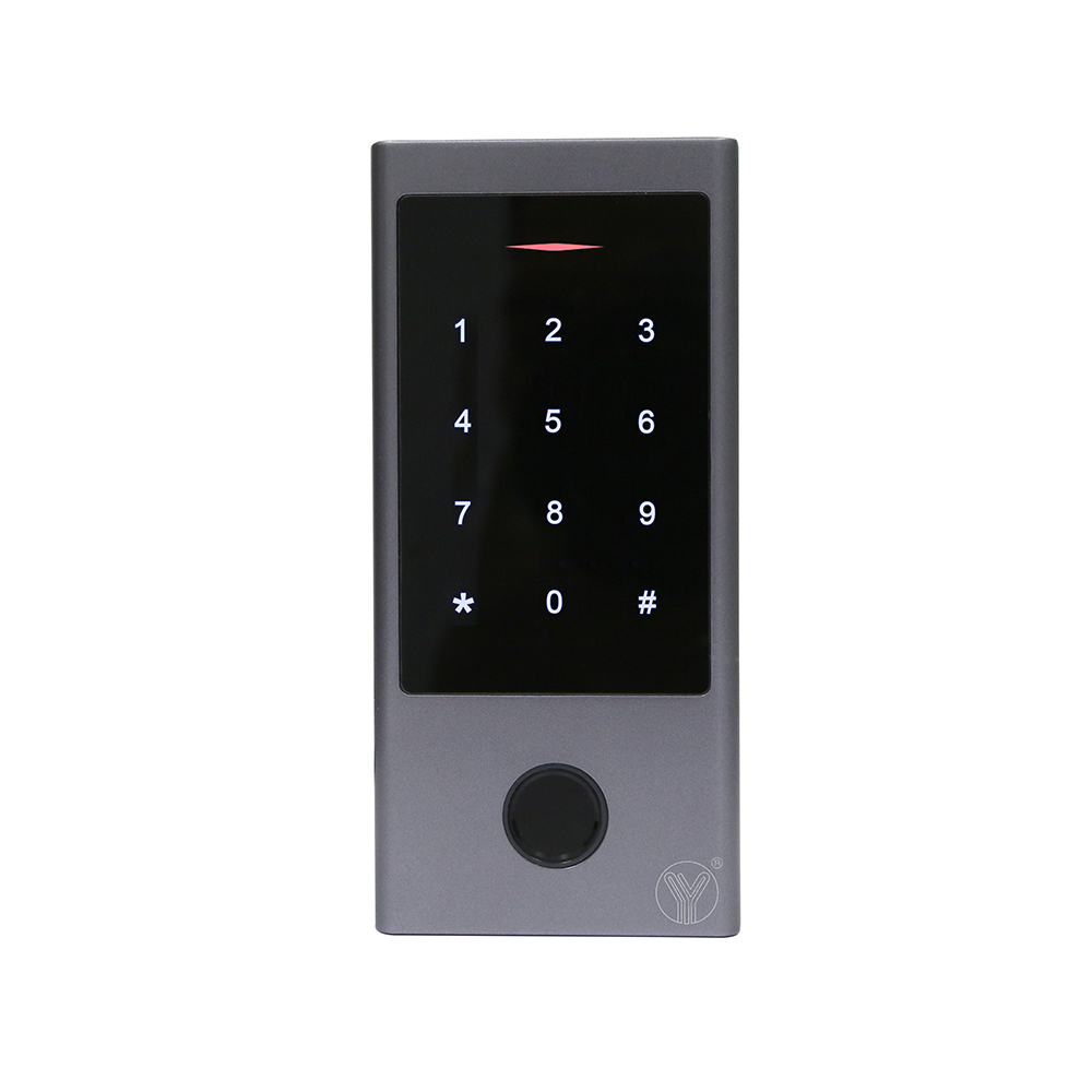 Кодова клавіатура Yli Electronic YK-1068B з вбудованим зчитувачем карт/брелоків