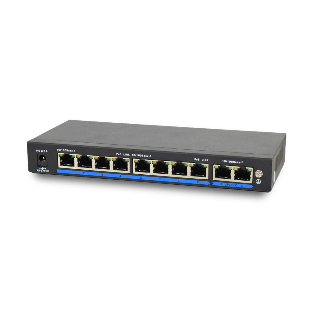 8-портовый коммутатор Atis PoE-1010-8P/250m/8L неуправляемый