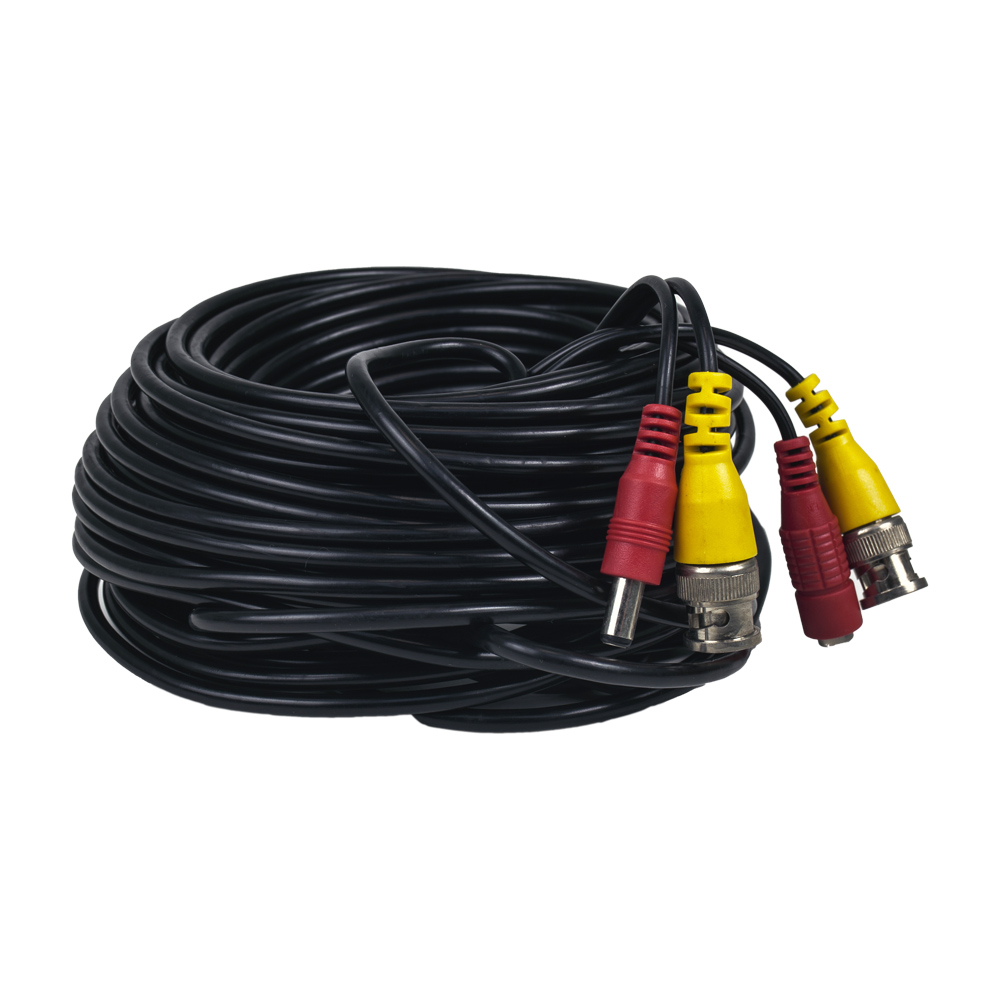 Кабель BNC-кабель A 20 м (BNC+DC/BNC+DC) для передачи видеосигнала и питания