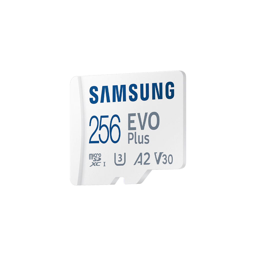 Карта памяти Samsung Evo Plus microSDXC 256 GB UHS-I U3 V30 A2 + SD адаптер (MB-MC256SA/EU)