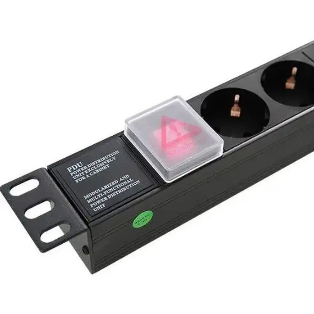 Сетевой фильтр Hypernet SPP8 8 розеток с кабелем 1.8 м 19'' с выключателем