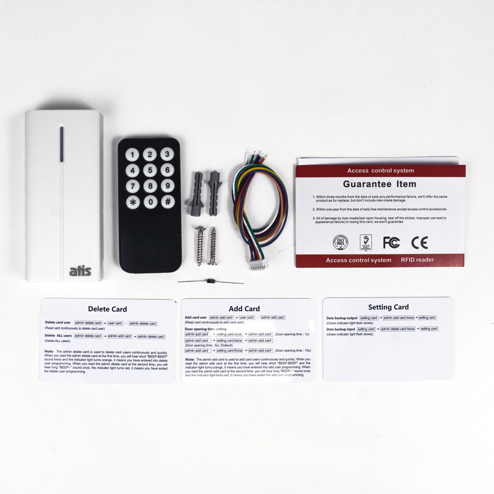 Контроллер со считывателем ATIS ACPR-08 EM (white) EM-Marine