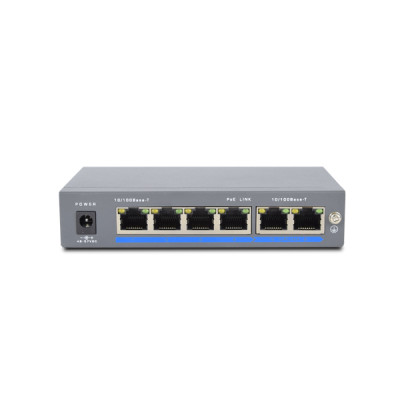 4-портовий PoE комутатор Atis PoE-1006-4P/250m некерований