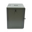 Шафа серверна SteelNet 12U 600 x 450 для мережевого обладнання (скло, сірий)