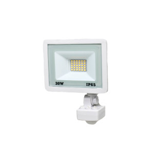Світлодіодний прожектор Lightwell LW-FL-W-30-S 30 Вт з датчиком руху