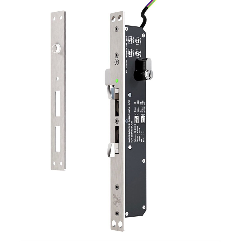 Электроригельный замок Yli Electronic YSD-240DMD(LED) врезной для системы контроля доступа