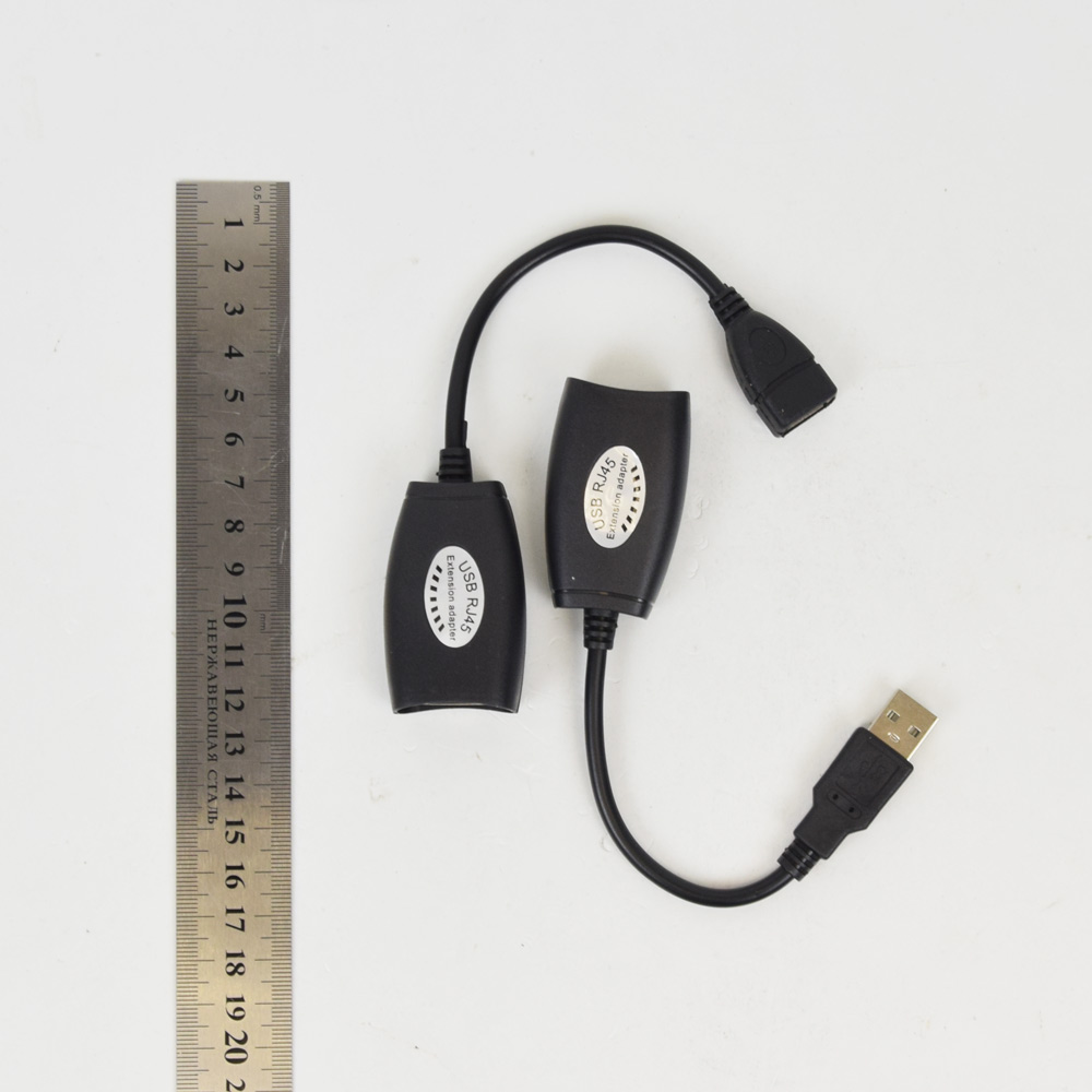 Приймач-передавач відеосигналу Atis USB to RJ45 на 45 м пасивний