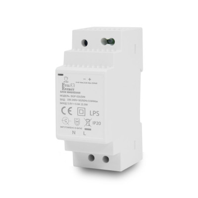 Блок питания Full Energy BGP-53UDIN 5 В/3 А для крепления на DIN рейку